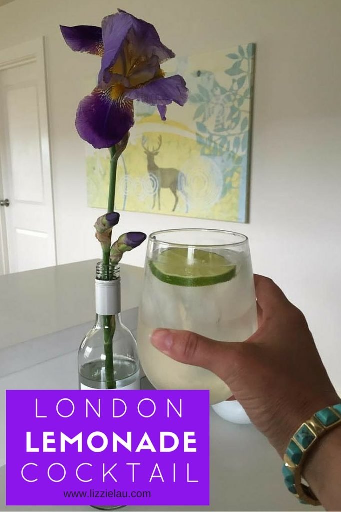 London Lemonade Cocktail - a summery gin drink