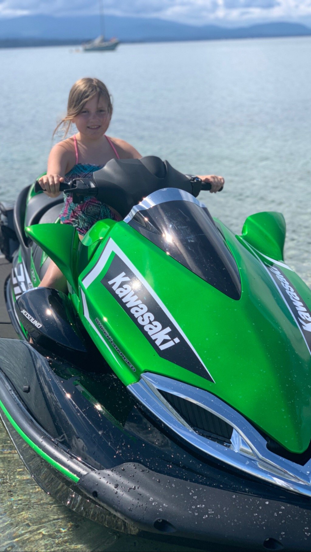 Things to do in Comox with kids - jet ski to Tree Island