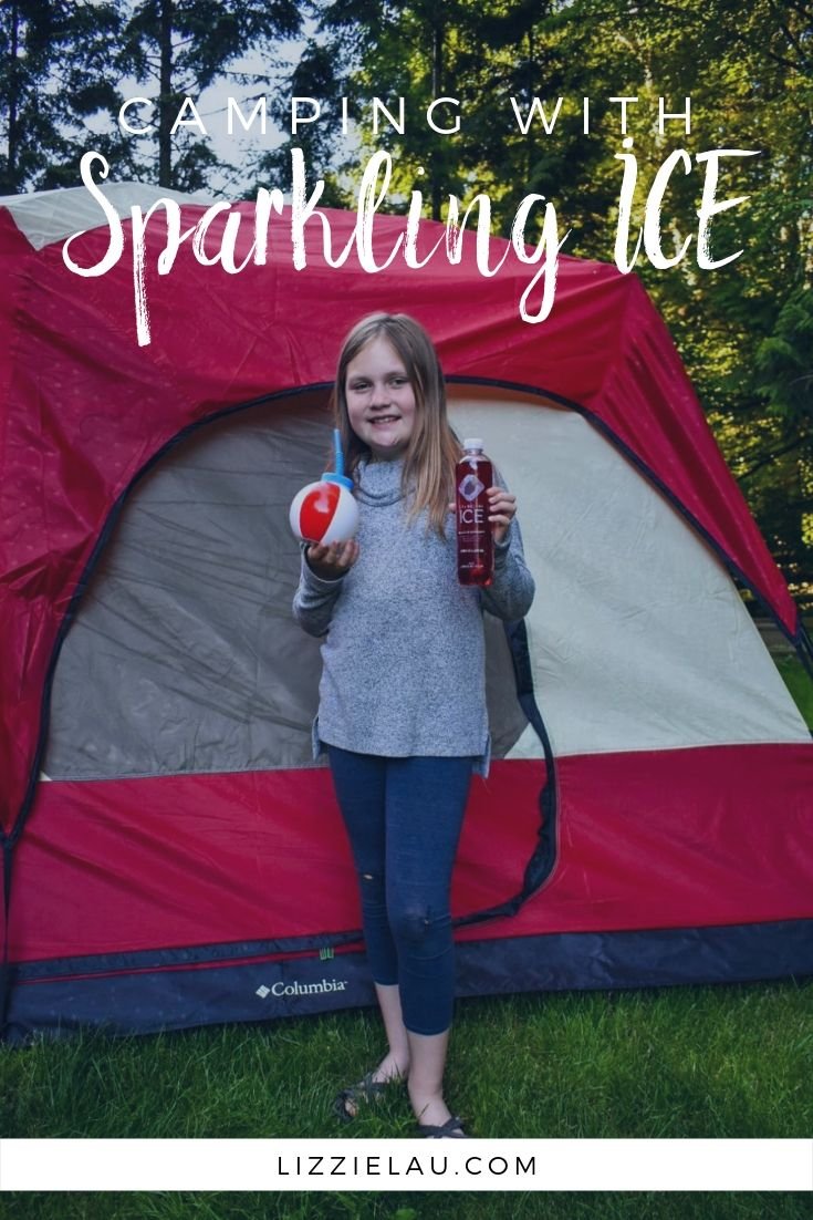 Camping with Sparkling ICE Mystery Flavor