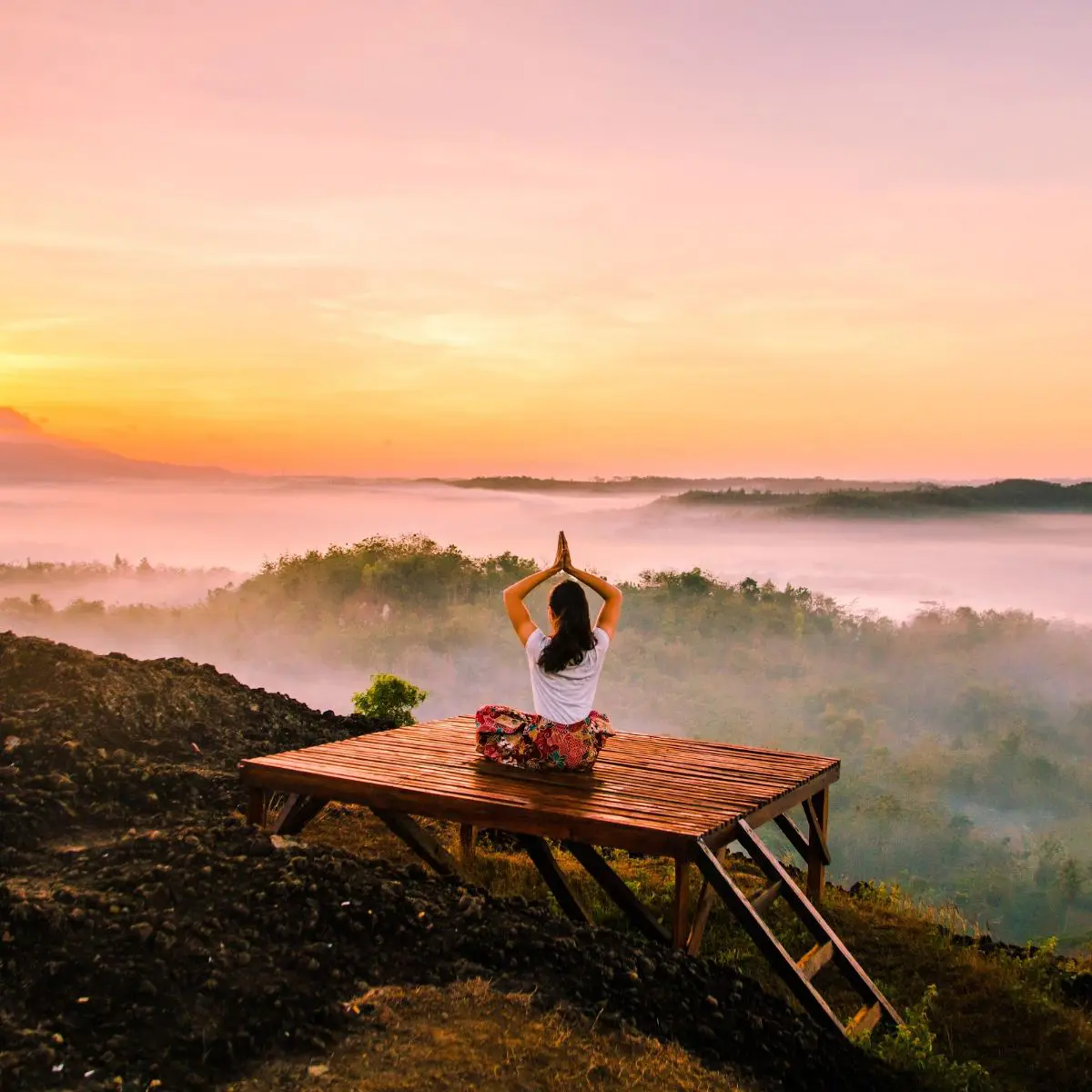 Yoga vacation in the mountains