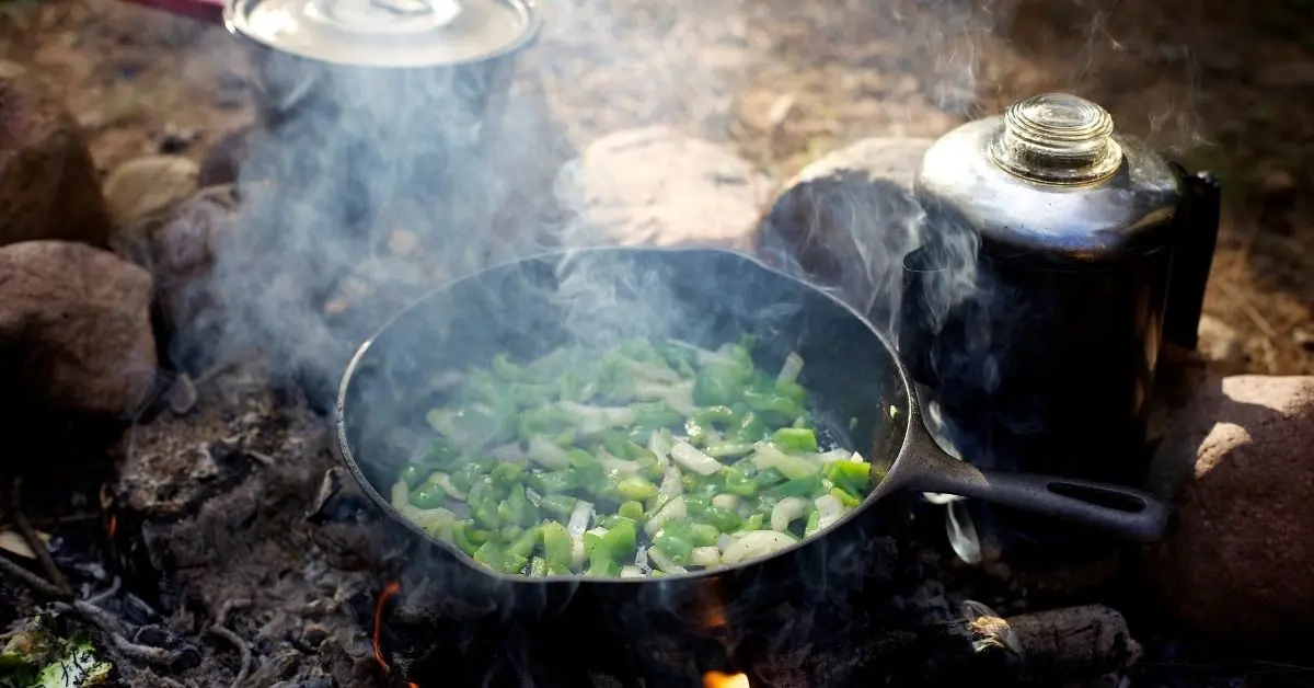 cast iron for campfire cooking 