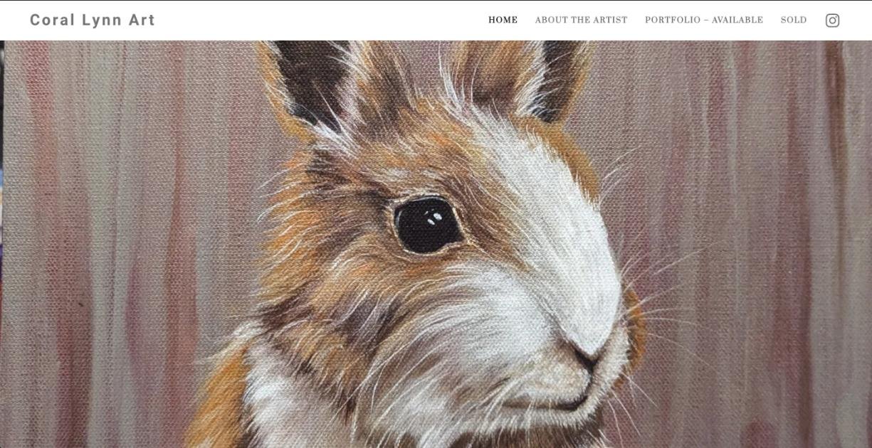 Lizzie Lau Creative website Coral Lynn Art
